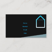 Moderne aannemer en Visitekaartje voor woningverbe (Voorkant)