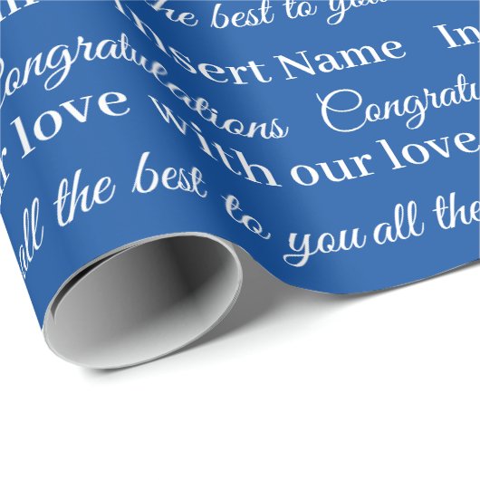 Moderne aanpasbare inpakpapier voor elke gelegenhe (Rol Hoek)