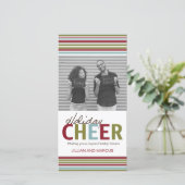 Moderne Aanpasbare Kerstkaart (Staand voorkant)