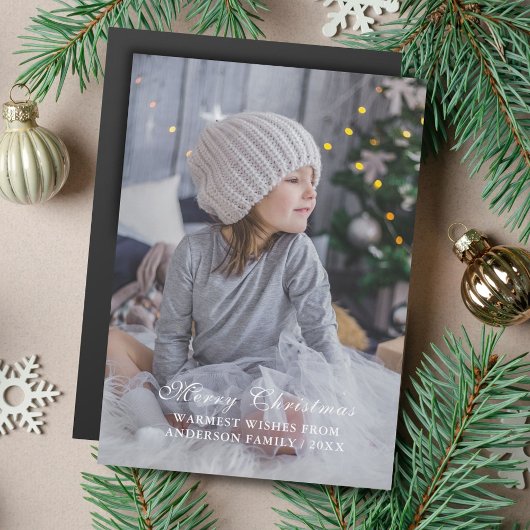 Moderne Aanpasbare Prettig Kerstmis Foto