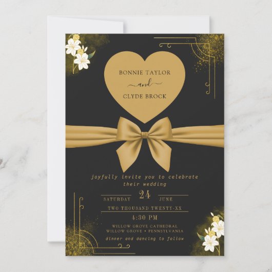 Moderne aanpasbare trouwuitnodiging ontwerp save the date (Voorkant)