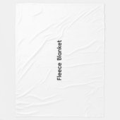 Moderne aanpassing met uw foto of tekst fleece deken (Voorkant)