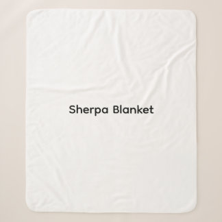 Moderne aanpassing met uw foto of tekst sherpa deken