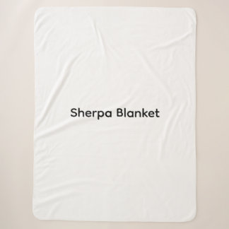 Moderne aanpassing met uw foto of tekst sherpa deken