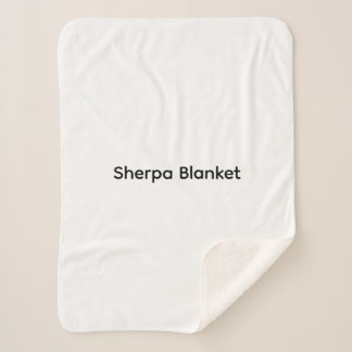 Moderne Aanpassing met Uw Foto of Tekst Sherpa Deken