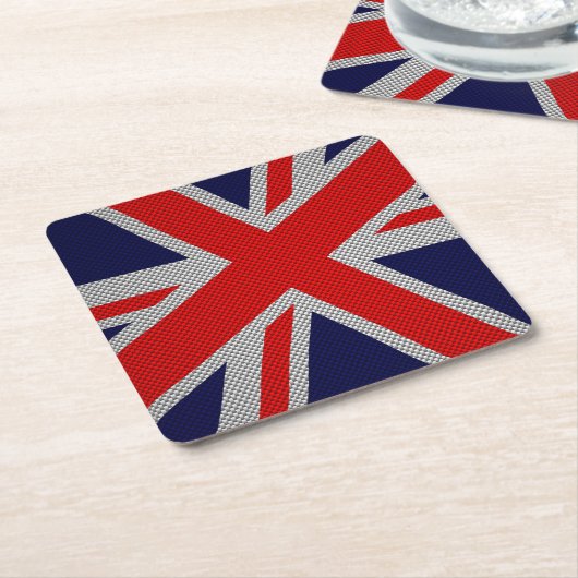 Moderne aansluiting van de Unie op de afdruk van k Kartonnen Onderzetters (Schuin)