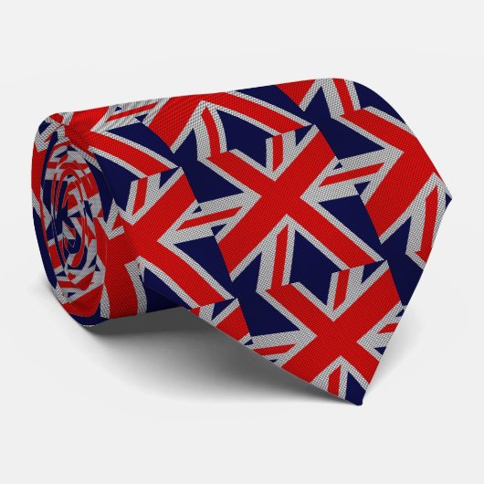 Moderne aansluiting van de Unie op de afdruk van k Stropdas (Opgerold)