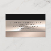 Moderne, aantrekkelijke, professionele strips visitekaartje (Achterkant)