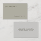 Moderne, aantrekkelijke vormgeving met schoon desi visitekaartje (Voorkant / Achterkant)