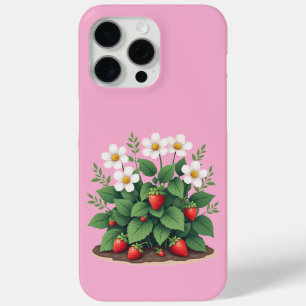 Moderne aardbei plant iPhone/iPad hoesje