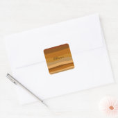 Moderne Aarde Toon woestijn Vierkante Sticker (Envelop)
