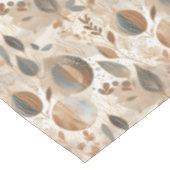 Moderne Aardetonen Bloemen en bladeren Tafelkleed (Gekanteld)