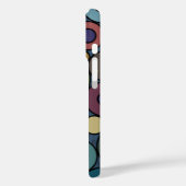 Moderne aardtooncirkels Case-Mate iPhone case (Achterkant / Links)