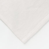 Moderne Aas van Harten Koppel Foto Aangepaste Name Fleece Deken (Hoek)