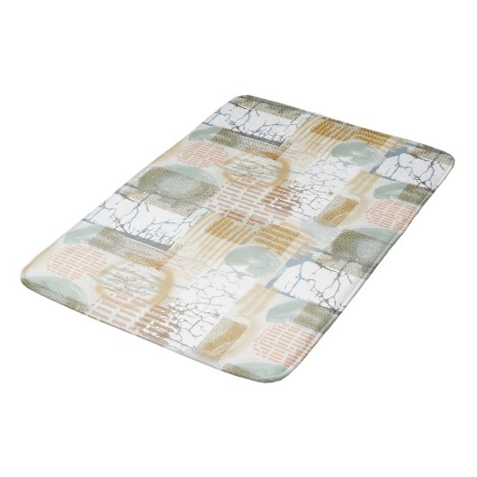 Moderne Abstract Badmat (Gekanteld)