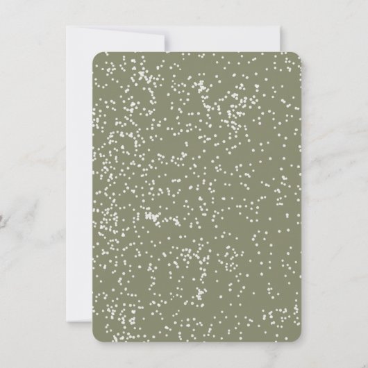 Moderne Abstract Boho Kerstboom Feest Kaart (Achterkant)