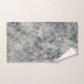 Moderne Abstract Getextureerd Grijs Lavendel Salie Bad Handdoek (Handdoek)