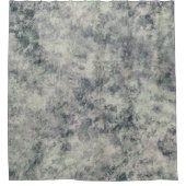 Moderne Abstract Getextureerd Grijs Lavendel Salie Douchegordijn (Voorkant)