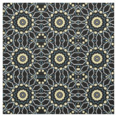 Moderne Abstract Intrigerende Boho Geometrische Bl Stof (Swatch)
