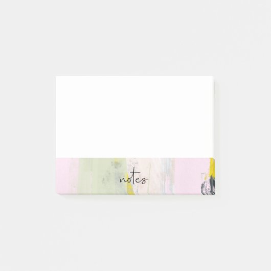Moderne Abstract Kleurrijk Post-it® Notes (Voorkant)