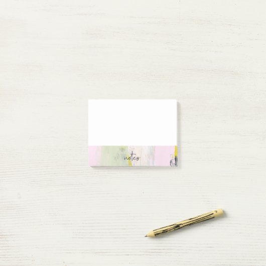 Moderne Abstract Kleurrijk Post-it® Notes (Op bureau)