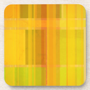Moderne Abstract Kleurrijke Citruskleuren Bier Onderzetter