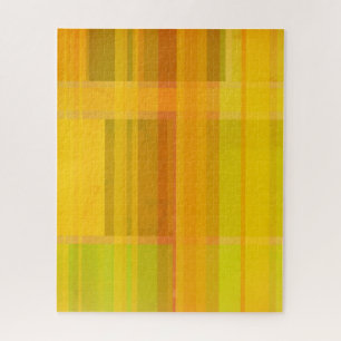 Moderne Abstract Kleurrijke Citruskleuren Legpuzzel