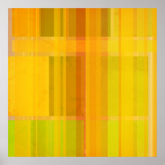 Moderne Abstract | Kleurrijke Citruskleuren Poster