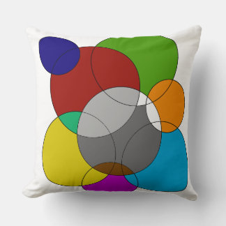 Moderne Abstract Kleurrijke Geometrische Kunst Wor Kussen