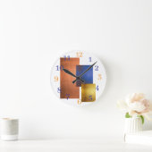 Moderne Abstract Kleurrijke Wandklok Esthetisch  (Huis)