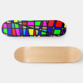 moderne abstract skateboard (Horizontaal)