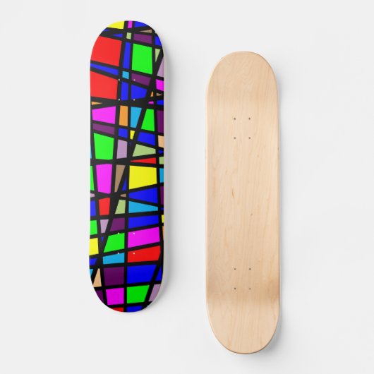 moderne abstract skateboard (Voorkant)