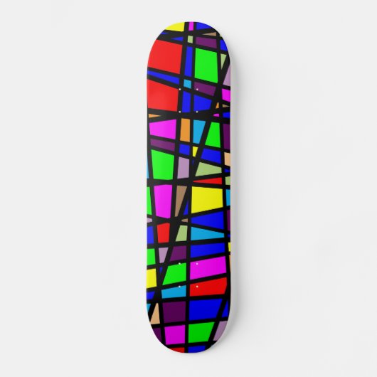 moderne abstract skateboard (Voorkant)