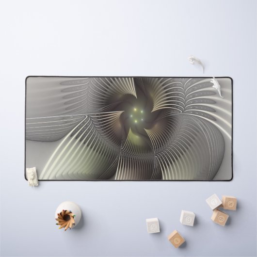 Moderne Abstracte 3D Vorm Fractal Art Bureaumat (Kindertafel)