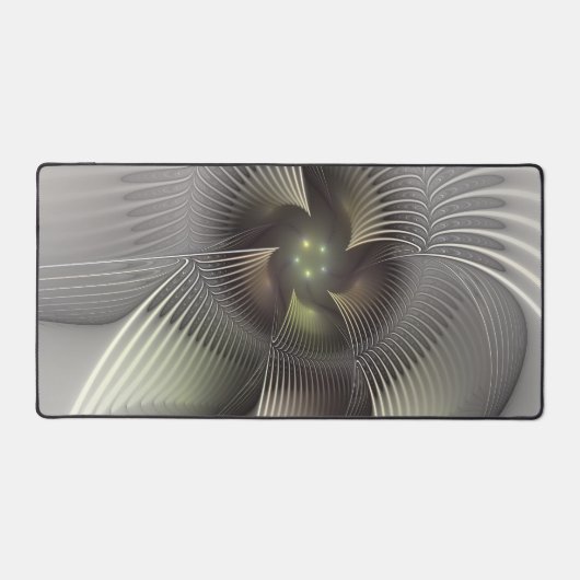 Moderne Abstracte 3D Vorm Fractal Art Bureaumat (Voorkant)