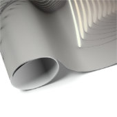 Moderne Abstracte 3D Vorm Fractal Art Cadeaupapier (Rol Hoek)