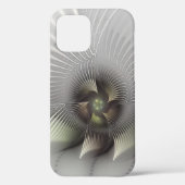 Moderne Abstracte 3D Vorm Fractal Art Case-Mate iPhone Case (Achterkant)