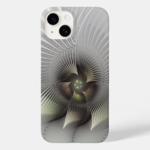 Moderne Abstracte 3D Vorm Fractal Art Case-Mate iPhone 14 Hoesje