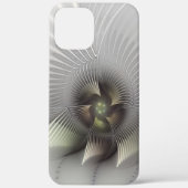 Moderne Abstracte 3D Vorm Fractal Art Case-Mate iPhone Case (Achterkant)
