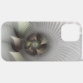 Moderne Abstracte 3D Vorm Fractal Art Case-Mate iPhone Case (Achterkant (horizontaal))