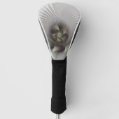 Moderne Abstracte 3D Vorm Fractal Art Golfheadcover (Voorkant)
