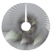 Moderne Abstracte 3D Vorm Fractal Art Kerstboom Rok (Voorkant)