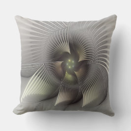 Moderne Abstracte 3D Vorm Fractal Art Kussen