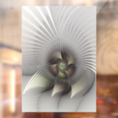 Moderne Abstracte 3D Vorm Fractal Art Raamsticker (Vel 2)