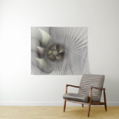 Moderne Abstracte 3D Vorm Fractal Art Wandkleed (In Situ (horizontaal))