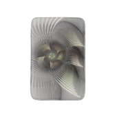 Moderne Abstracte 3D Vorm Fractale Kunst Badmat (Voorkant Verticaal)