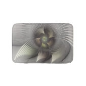 Moderne Abstracte 3D Vorm Fractale Kunst Badmat (Voorkant)