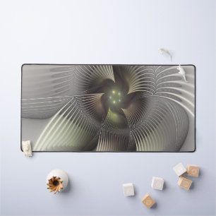 Moderne Abstracte 3D Vorm Fractale Kunst Bureaumat