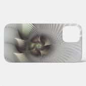 Moderne Abstracte 3D Vorm Fractale Kunst Case-Mate iPhone Case (Achterkant (horizontaal))