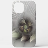 Moderne Abstracte 3D Vorm Fractale Kunst Case-Mate iPhone Case (Achterkant)